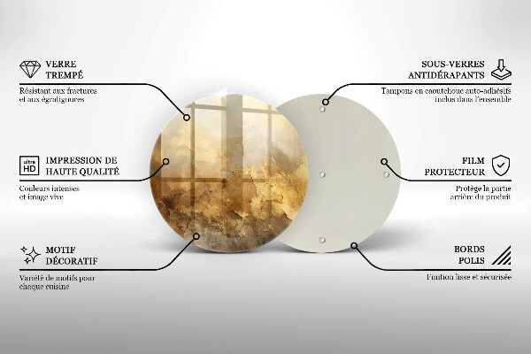 Tábua corte Textura rica