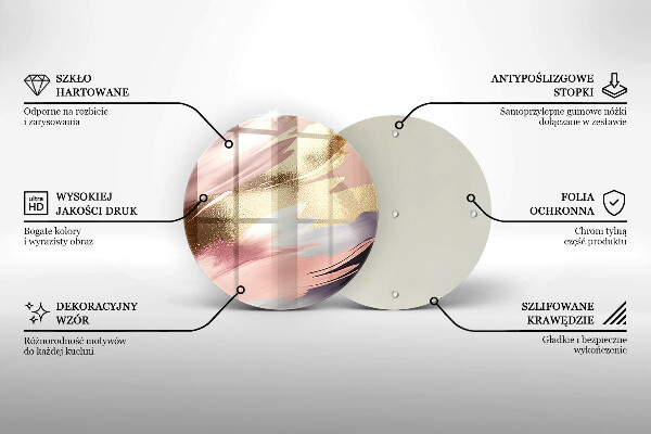 Tábua para corte Manchas pastel