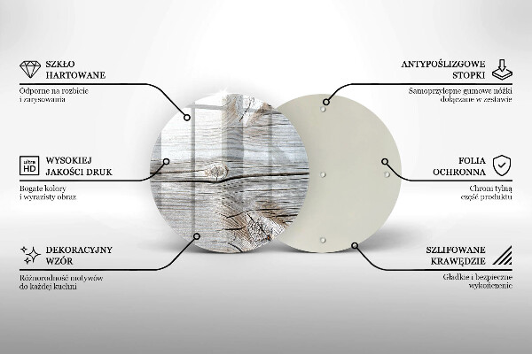 Tábua de cortar alimentos Estrutura de madeira leve
