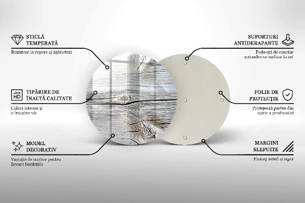 Tábua de cortar alimentos Estrutura de madeira leve