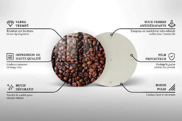 Tábua de cortar Grãos de café