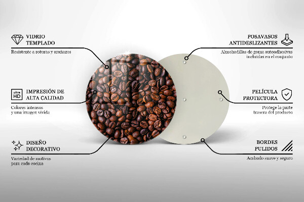 Tábua de cortar Grãos de café