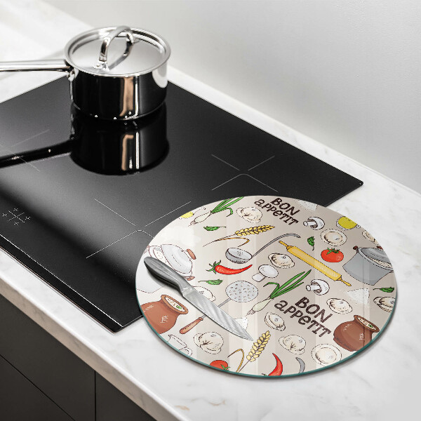 Tábua de cortar Ilustração de cozinha