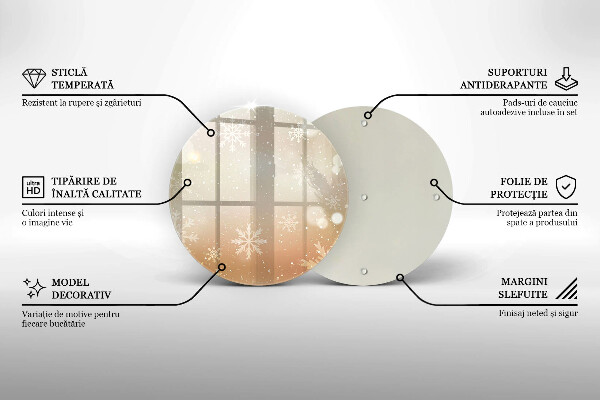 Tábua cozinha Flocos de neve