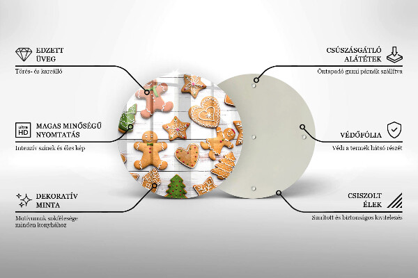 Tábua para cozinha Biscoito de gengibre de Natal