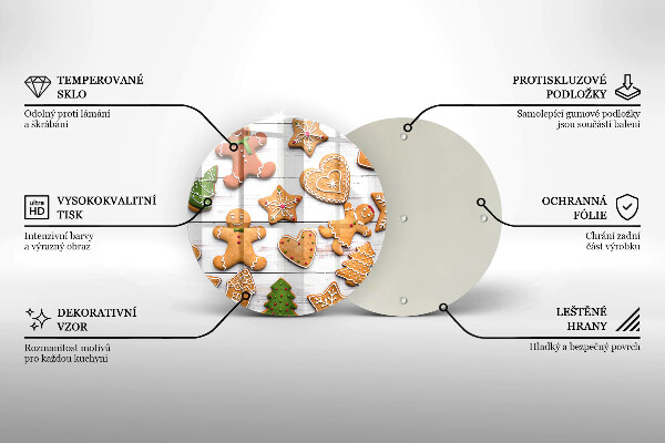 Tábua para cozinha Biscoito de gengibre de Natal