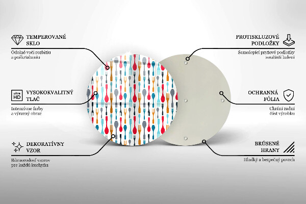 Tábua para corte Ilustração de uma colher