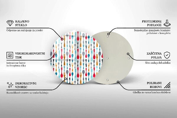 Tábua para corte Ilustração de uma colher