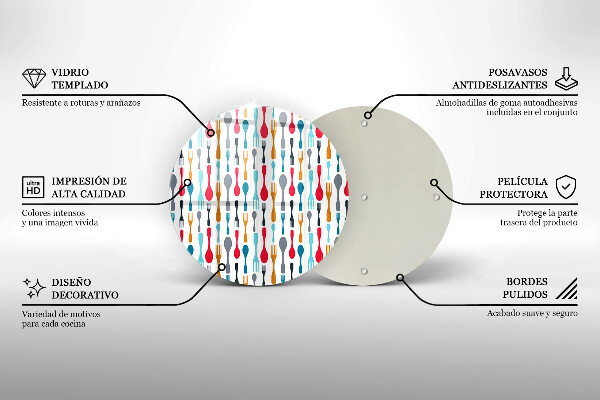 Tábua para corte Ilustração de uma colher