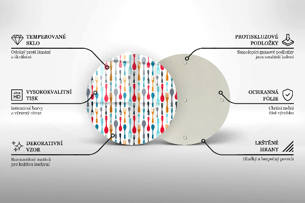 Tábua para corte Ilustração de uma colher