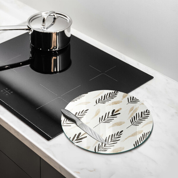 Tábua de vidro Plantas Boho