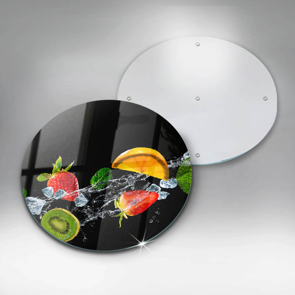 Tábua de cortar alimentos Fruta na água