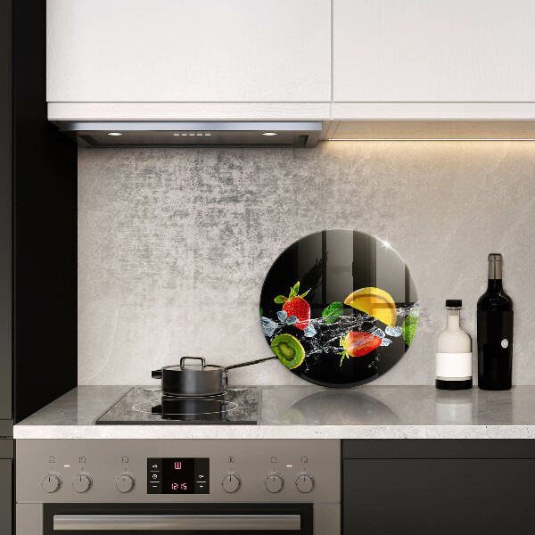 Tábua de cortar alimentos Fruta na água