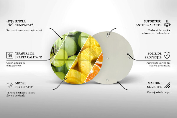 Tábua de corte Frutas coloridas