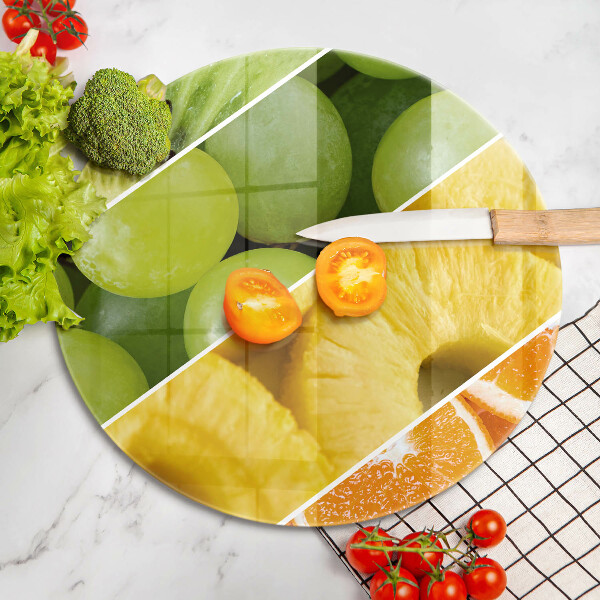 Tábua de corte Frutas coloridas