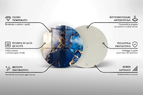 Tábua corte Fundo elegante e dourado