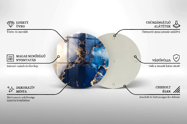 Tábua corte Fundo elegante e dourado