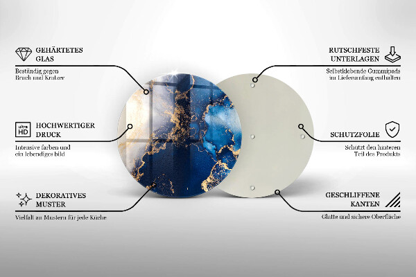 Tábua corte Fundo elegante e dourado