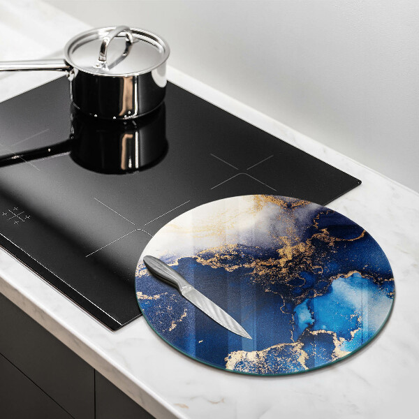 Tábua corte Fundo elegante e dourado