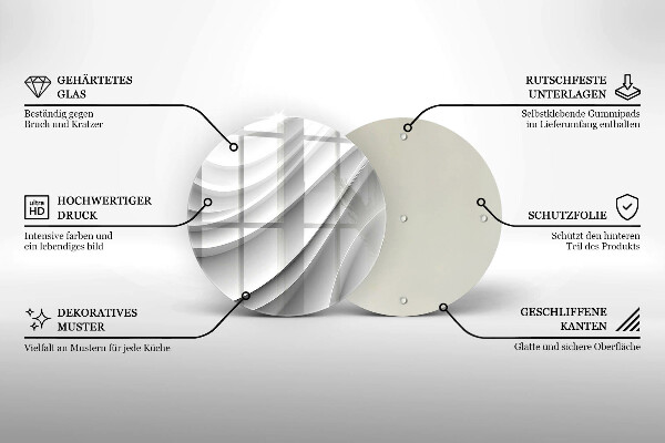 Tábua para corte Linhas geométricas
