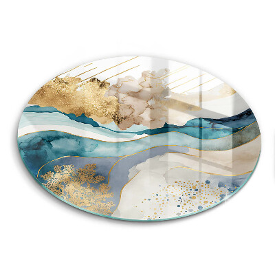 Tábua de cortar alimentos Mármore colorido