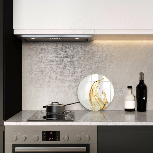 Tábua de corte de vidro Azeite