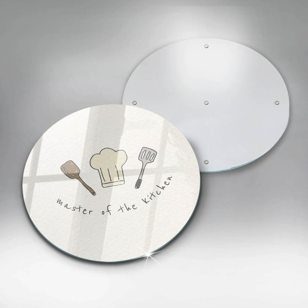 Tábua de corte de vidro Mestre da Cozinha