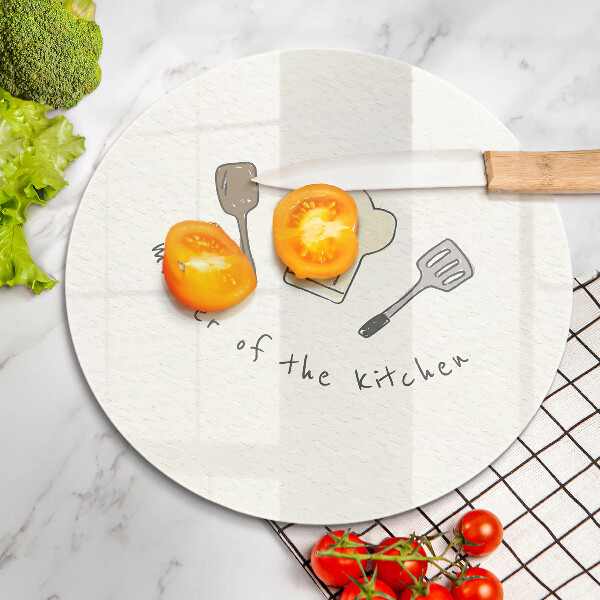 Tábua de corte de vidro Mestre da Cozinha