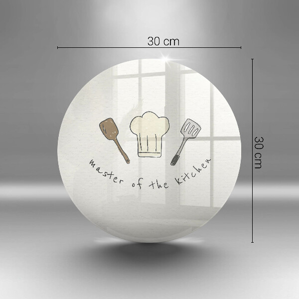 Tábua de corte de vidro Mestre da Cozinha