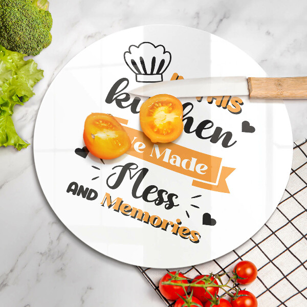 Tábua de corte Nesta cozinha fizemos bagunça e memórias