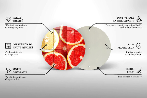 Tábua para corte Fatias de toranja