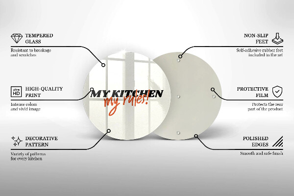 Tábua cozinha A inscrição Minha cozinha minhas regras