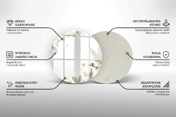 Tábua para corte Decorações de inverno