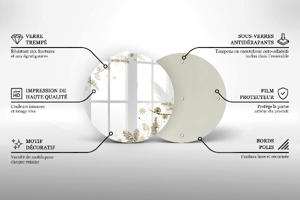 Tábua para corte Decorações de inverno