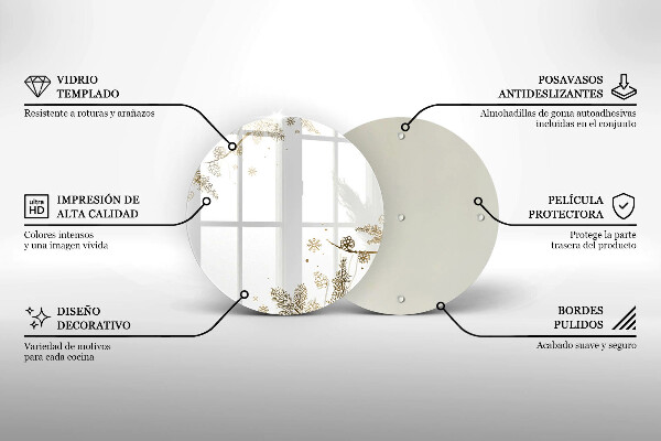 Tábua para corte Decorações de inverno