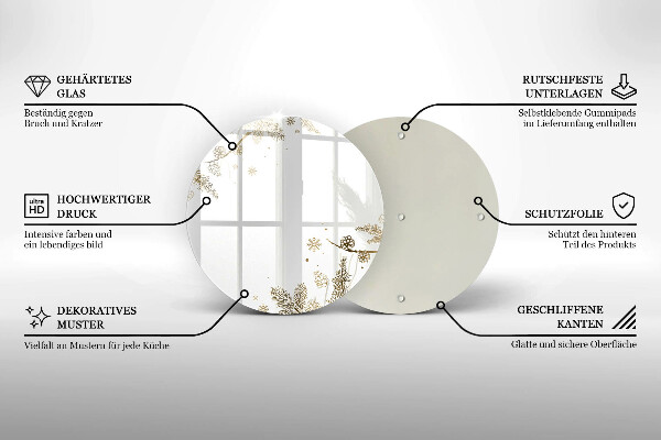 Tábua para corte Decorações de inverno