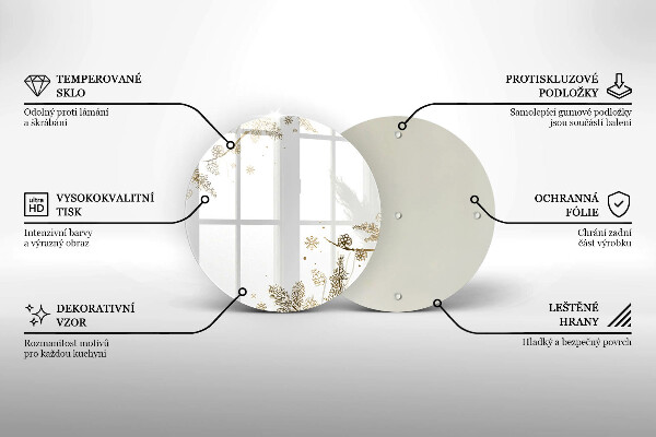 Tábua para corte Decorações de inverno