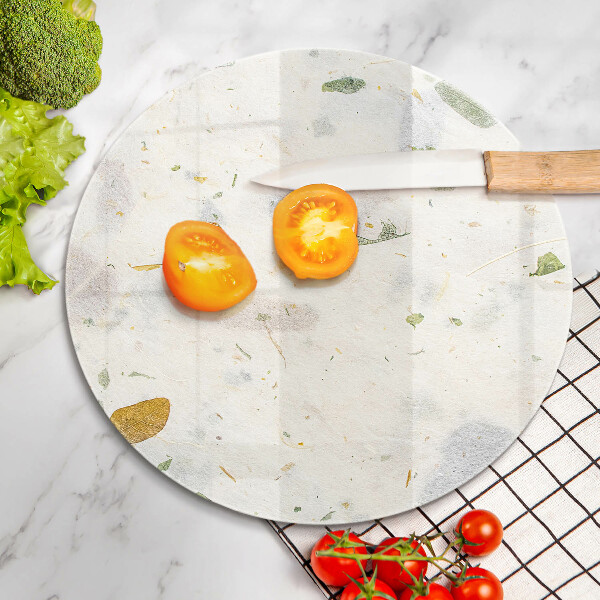 Tábua de vidro Folhas caindo