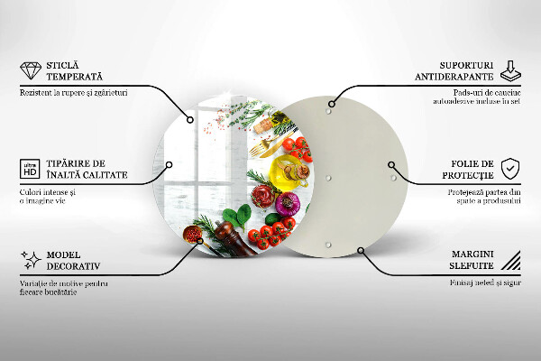 Tábua de cortar alimentos Vegetais e especiarias