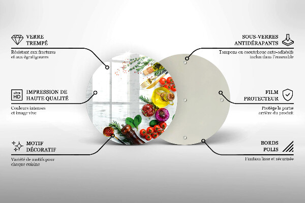 Tábua de cortar alimentos Vegetais e especiarias