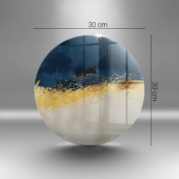 Tábua de corte Ouro abstrato