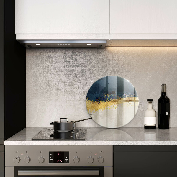 Tábua de corte Ouro abstrato