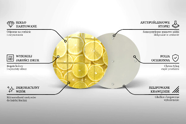 Tábua para corte Fruta limão