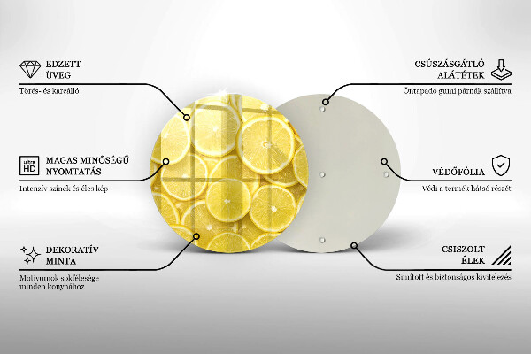 Tábua para corte Fruta limão