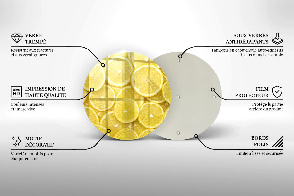 Tábua para corte Fruta limão