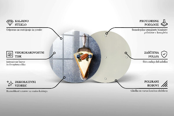 Tábua corte Um pedaço de bolo