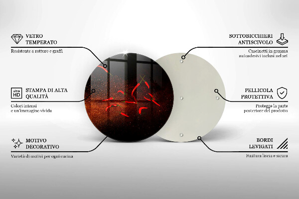 Tábua de cortar Pimentas picantes