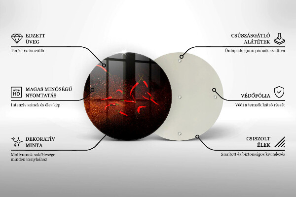 Tábua de cortar Pimentas picantes