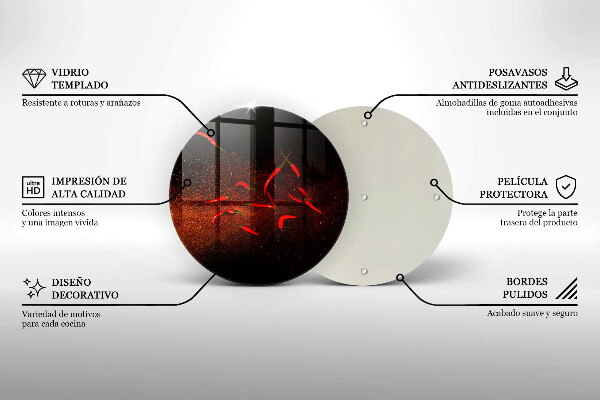 Tábua de cortar Pimentas picantes