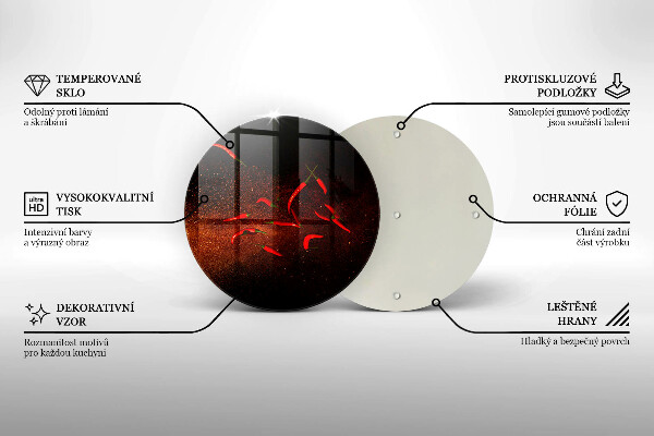 Tábua de cortar Pimentas picantes